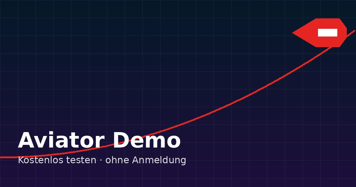 Aviator Demo Modus kostenlos